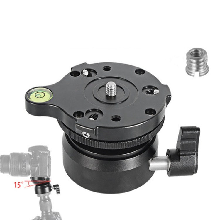 BENXIN DY-60N Base de ajuste Horizontal Universal cámara panorámica Pan-tilt SLR mesa de ajuste Base hemisférica, DY-60N 1/4 inch