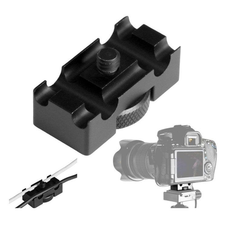BEXIN Cámara de liberación rápida Placa de datos Cable Fixer Holder para Canon EOS 5D Mark IV
