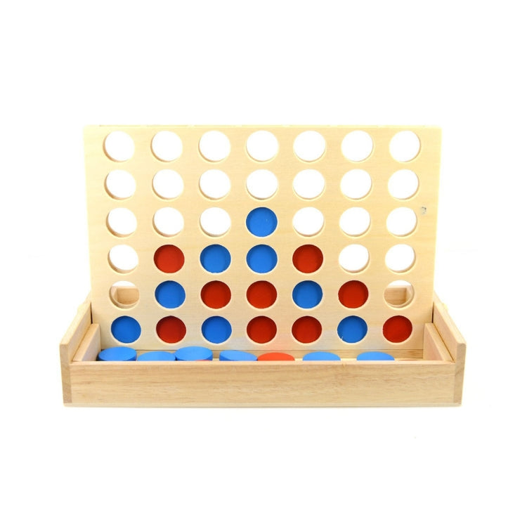 Tablero de enlace vertical de juguetes educativos para niños internacionales de madera Damas, Vertical Link Board Checkersers