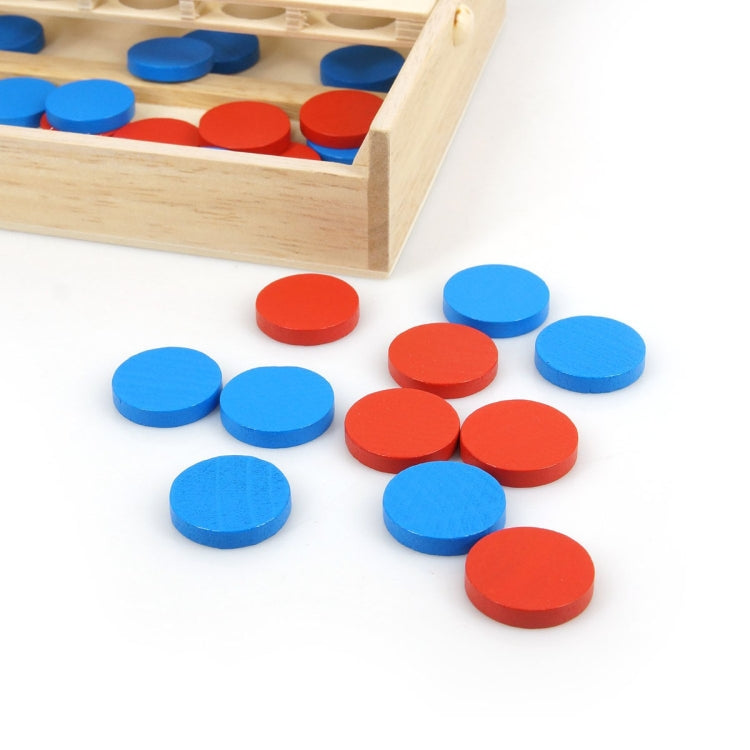 Tablero de enlace vertical de juguetes educativos para niños internacionales de madera Damas, Vertical Link Board Checkersers