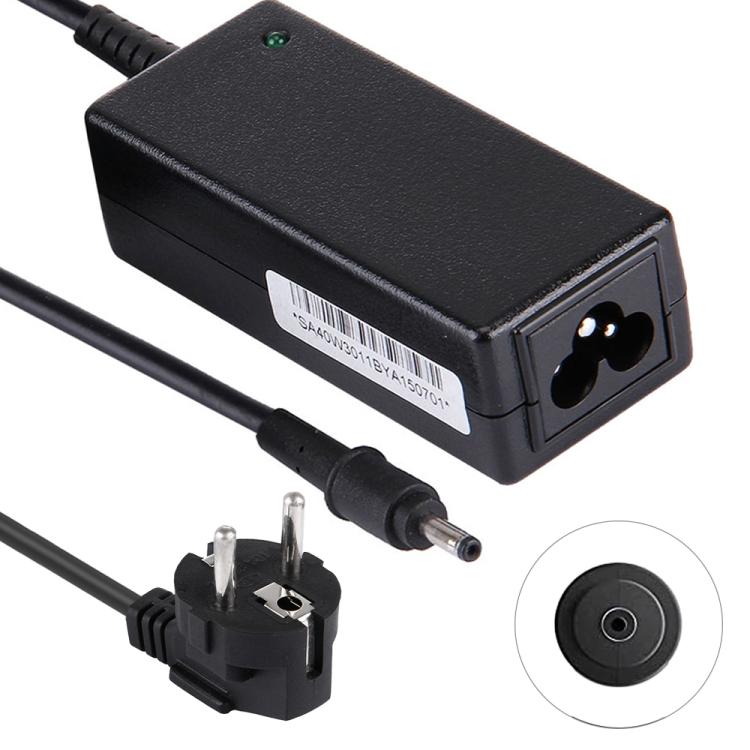 Fuente de alimentación del adaptador de CA de 40W 19V 2.1A para Samsung AD-4019W / AA-PA2N40L / BA44-00278A / NP900X1A / NP900X1B, Puerto: 3.0*1.1, Enchufe de la UE