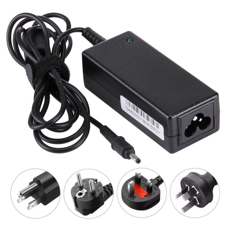 Fuente de alimentación del adaptador de CA de 40W 19V 2.1A para Samsung AD-4019W / AA-PA2N40L / BA44-00278A / NP900X1A / NP900X1B, Puerto: 3.0*1.1, Enchufe de la UE