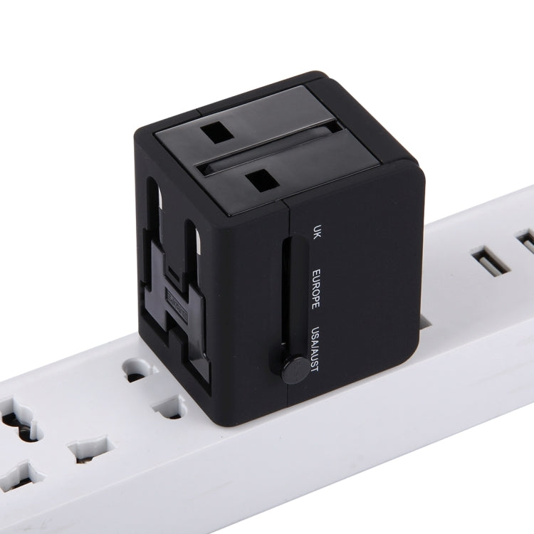 Adaptador de cargador de toma de corriente USB dual de 5V 2.1A, enchufe de Reino Unido / UE / EE. UU. / AU, 5V 2.1A