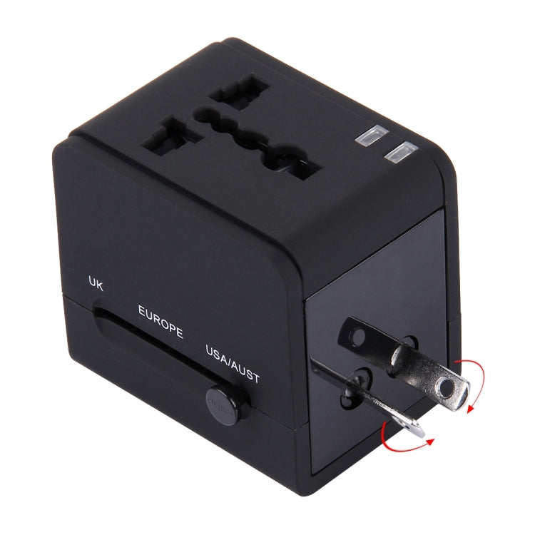 Adaptador de cargador de toma de corriente USB dual de 5V 2.1A, enchufe de Reino Unido / UE / EE. UU. / AU, 5V 2.1A