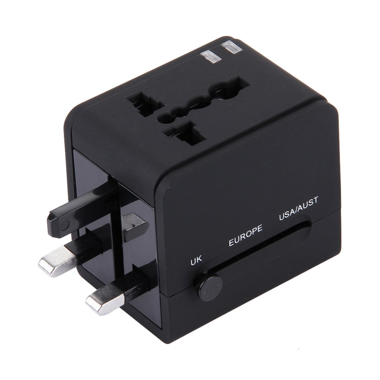 Adaptador de cargador de toma de corriente USB dual de 5V 2.1A, enchufe de Reino Unido / UE / EE. UU. / AU, 5V 2.1A