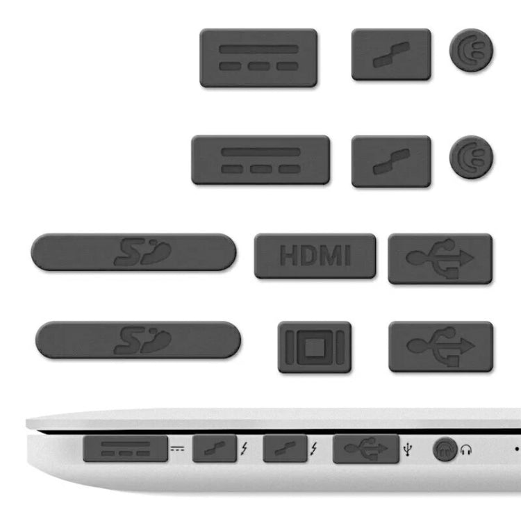Tapón antipolvo de silicona universal para computadora portátil
