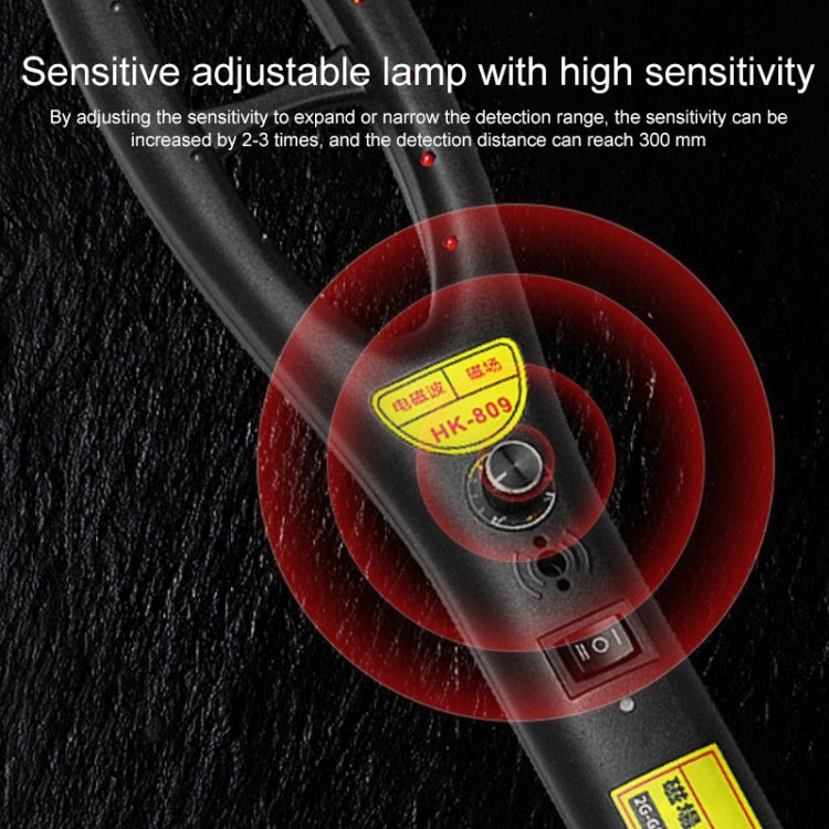 Detector de señal inalámbrico de onda electromagnética de campo magnético GPS de alta sensibilidad HK-809