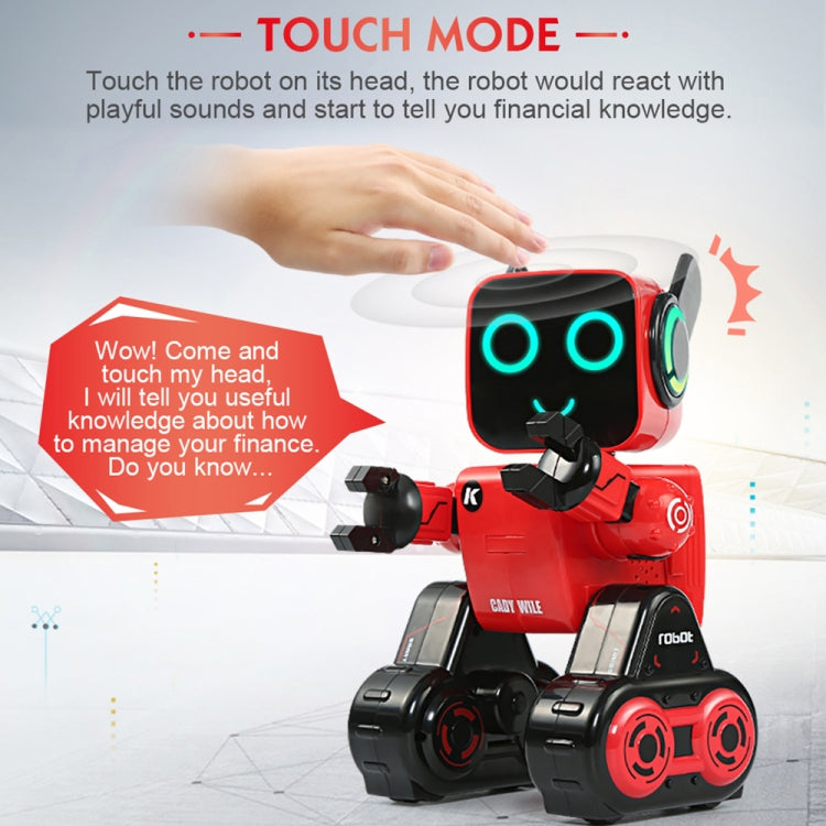 JJR/C R4 Cady Wile 2.4GHz Control remoto inteligente Robo-advisor Robots de administración de dinero Juguete con luz LED de colores, Distancia de control remoto: 15 m, Rango de edad: 8 años en adelante, R4