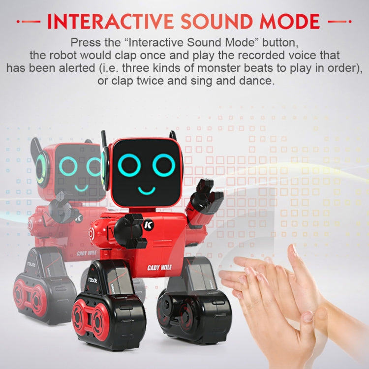 JJR/C R4 Cady Wile 2.4GHz Control remoto inteligente Robo-advisor Robots de administración de dinero Juguete con luz LED de colores, Distancia de control remoto: 15 m, Rango de edad: 8 años en adelante, R4