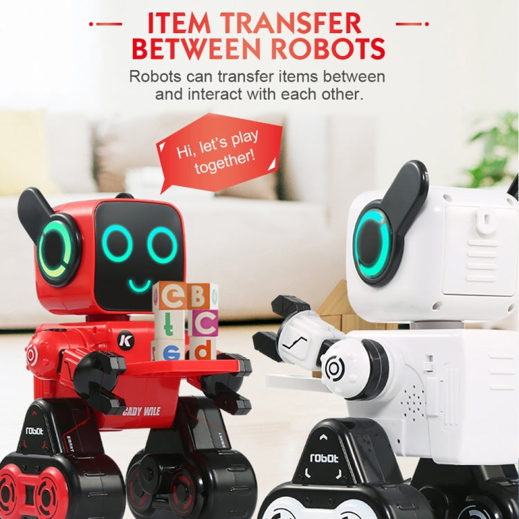 JJR/C R4 Cady Wile 2.4GHz Control remoto inteligente Robo-advisor Robots de administración de dinero Juguete con luz LED de colores, Distancia de control remoto: 15 m, Rango de edad: 8 años en adelante, R4