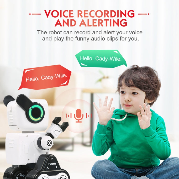JJR/C R4 Cady Wile 2.4GHz Control remoto inteligente Robo-advisor Robots de administración de dinero Juguete con luz LED de colores, Distancia de control remoto: 15 m, Rango de edad: 8 años en adelante, R4