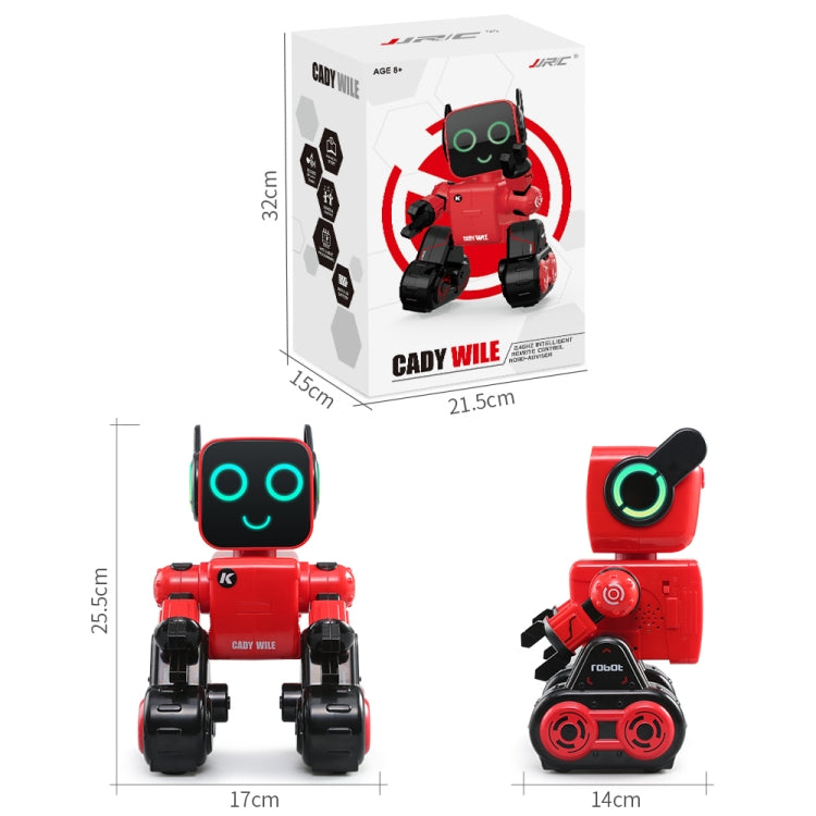 JJR/C R4 Cady Wile 2.4GHz Control remoto inteligente Robo-advisor Robots de administración de dinero Juguete con luz LED de colores, Distancia de control remoto: 15 m, Rango de edad: 8 años en adelante, R4