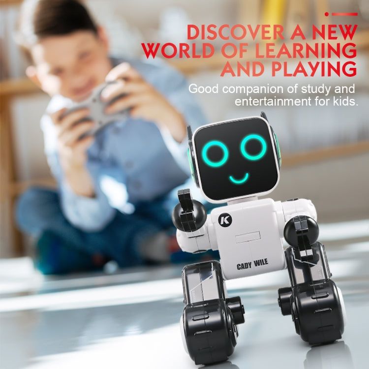 JJR/C R4 Cady Wile 2.4GHz Control remoto inteligente Robo-advisor Robots de administración de dinero Juguete con luz LED de colores, Distancia de control remoto: 15 m, Rango de edad: 8 años en adelante, R4