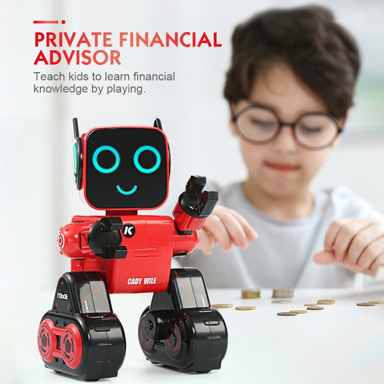 JJR/C R4 Cady Wile 2.4GHz Control remoto inteligente Robo-advisor Robots de administración de dinero Juguete con luz LED de colores, Distancia de control remoto: 15 m, Rango de edad: 8 años en adelante, R4
