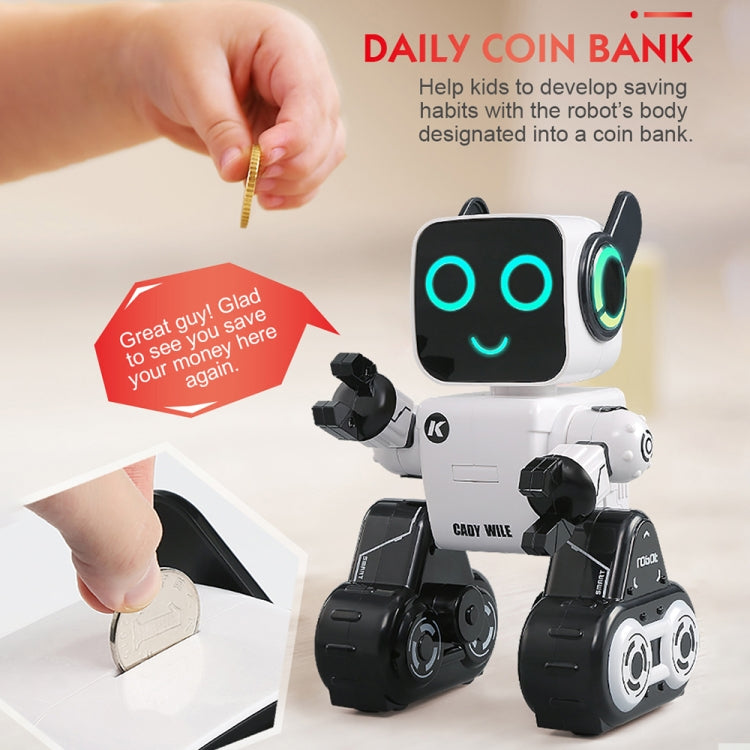 JJR/C R4 Cady Wile 2.4GHz Control remoto inteligente Robo-advisor Robots de administración de dinero Juguete con luz LED de colores, Distancia de control remoto: 15 m, Rango de edad: 8 años en adelante, R4