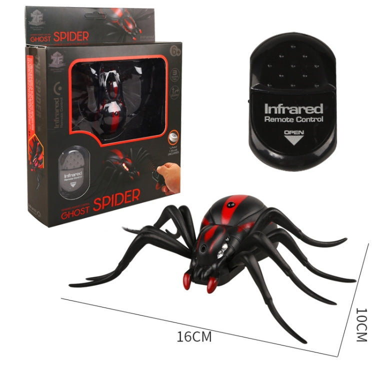 Tricky Funny Toy Control remoto infrarrojo Scary Creepy Spider, Tamaño: 16 * 10 cm, Spider1