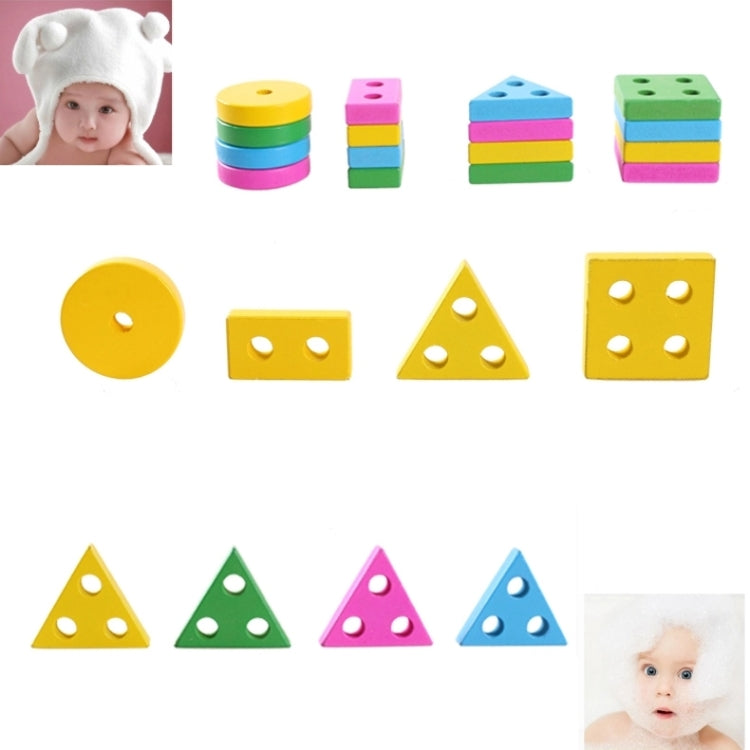 Juguete de bloques de construcción con forma de tren de madera Juguete de entrenamiento de aprendizaje temprano para bebés, Train Shape