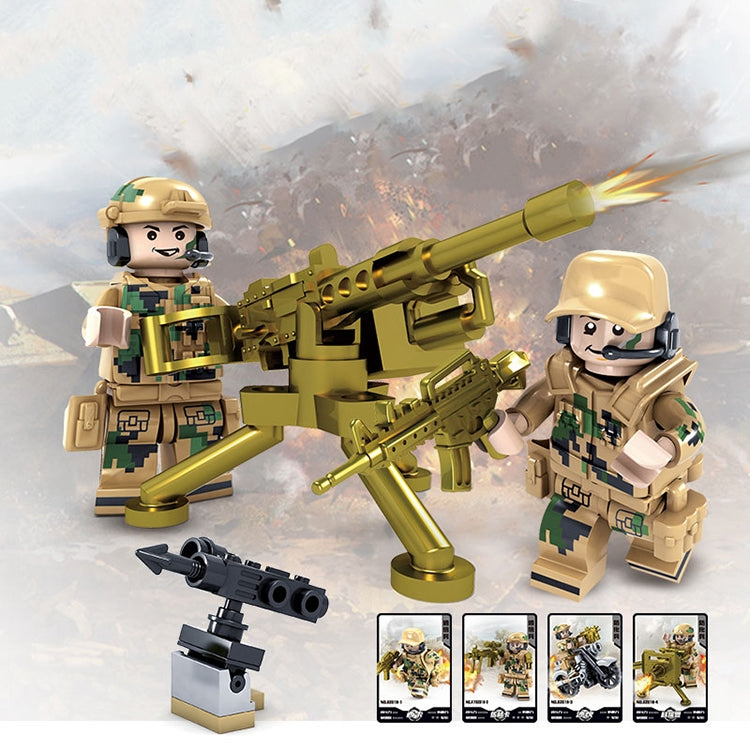 KAZI Wolf Fang Field Team Building Block Juguetes educativos, rango de edad: 6 años arriba, 82015