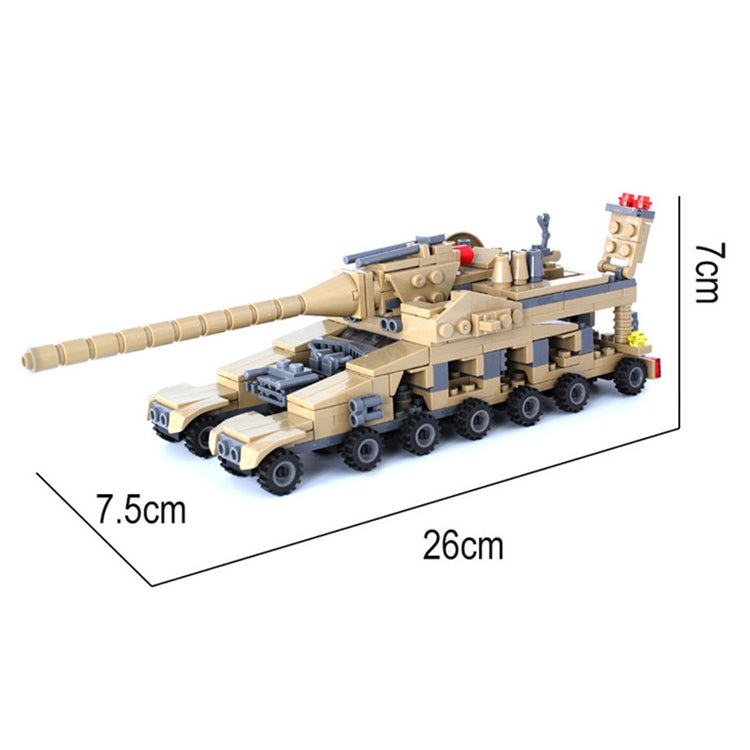 KAZI Super Tanks Building Blocks 16 en 1 Juegos Ladrillos Modelo Brinquedos Juguetes, Rango de edad: 6 años arriba, 84031