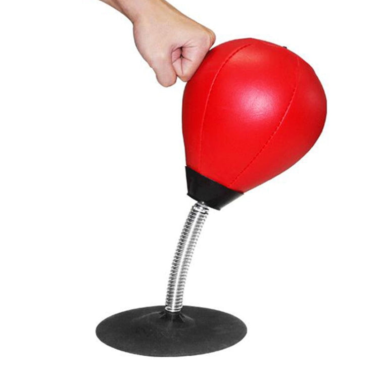Pelota de boxeo de escritorio para aliviar el estrés, pelota de boxeo Vertical para Fitness con ventosa, HW-1102