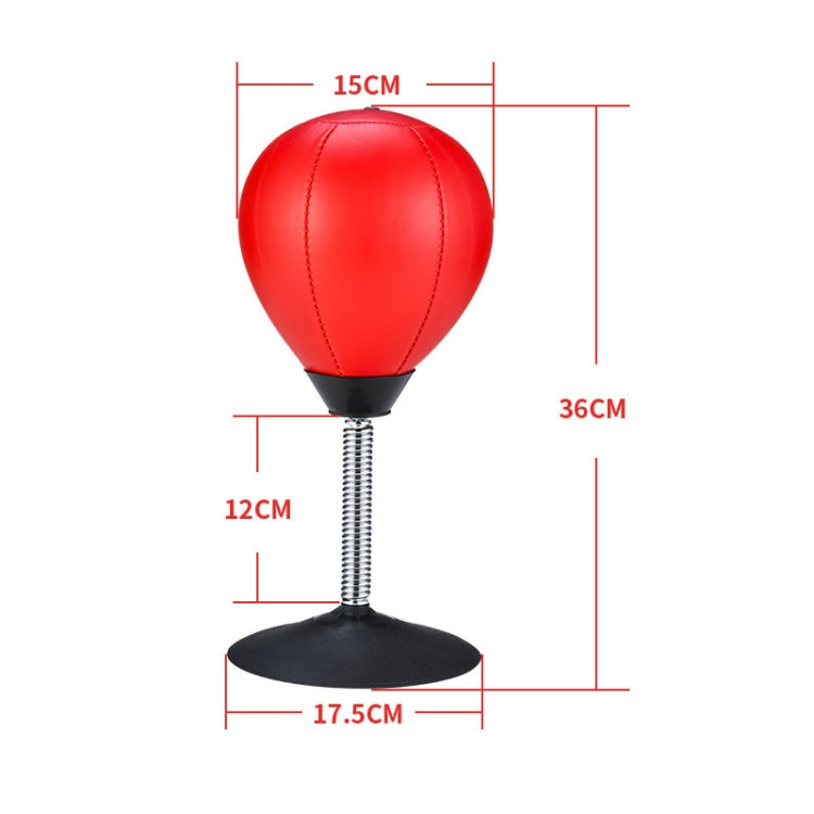 Pelota de boxeo de escritorio para aliviar el estrés, pelota de boxeo Vertical para Fitness con ventosa, HW-1102
