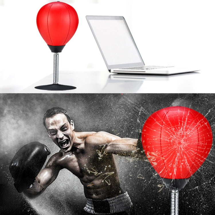 Pelota de boxeo de escritorio para aliviar el estrés, pelota de boxeo Vertical para Fitness con ventosa, HW-1102