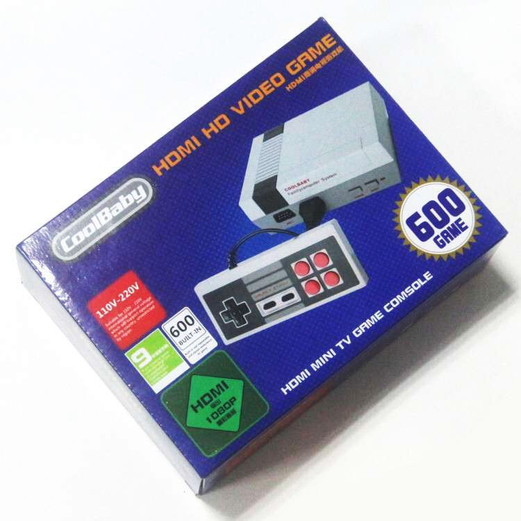 Consola de videojuegos Retro Classic TV Mini HDMI HD, 600 juegos incorporados, 600 Games(EU Plug), 600 Games(US Plug)