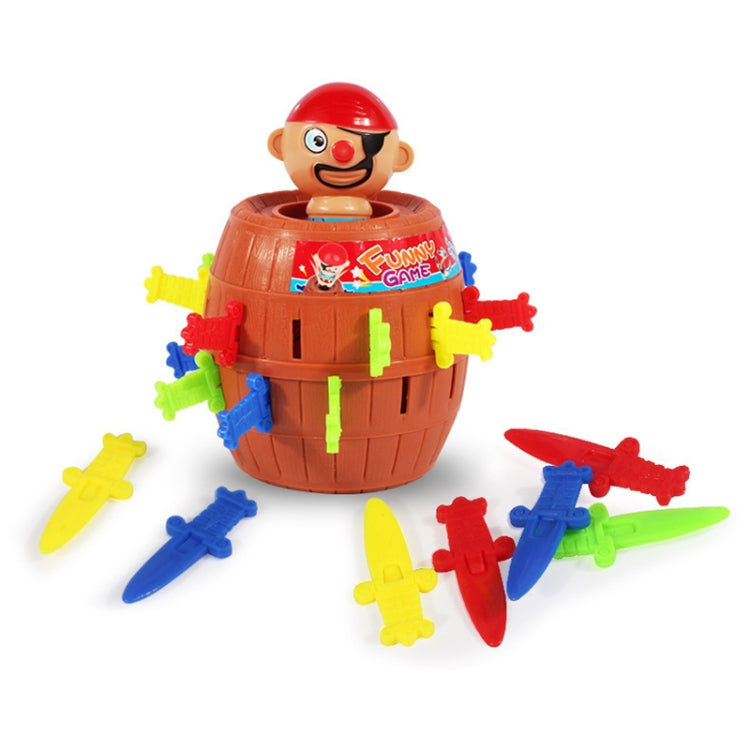 2 PCS Tricky Toys The Pirates Uncle Insert Sword Barrel Juego de mesa, Pirate Barrel