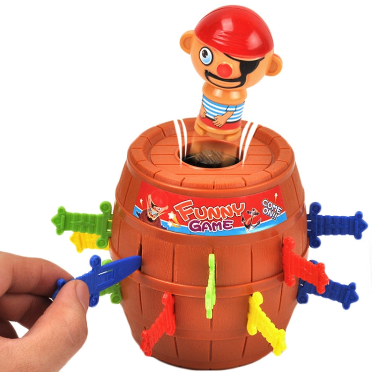 2 PCS Tricky Toys The Pirates Uncle Insert Sword Barrel Juego de mesa, Pirate Barrel
