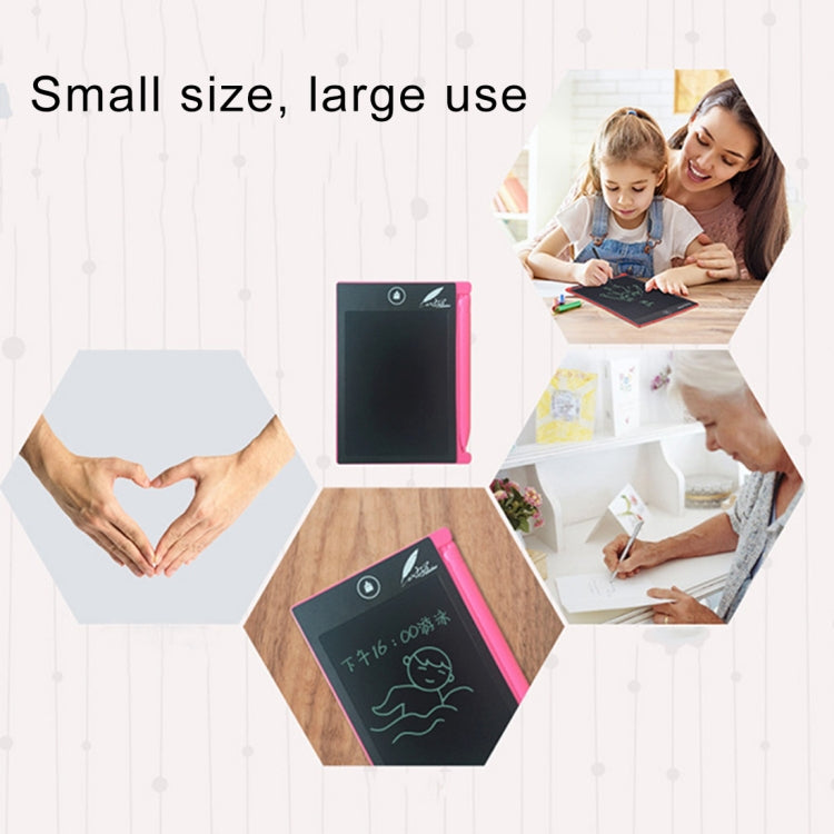 CHUYI, tableta de escritura LCD de 4,4 pulgadas, tablero de dibujo electrónico portátil, almohadillas para garabatos con lápiz óptico para el hogar, la escuela y la oficina, 4.4 inch Blue, 4.4 inch Pink