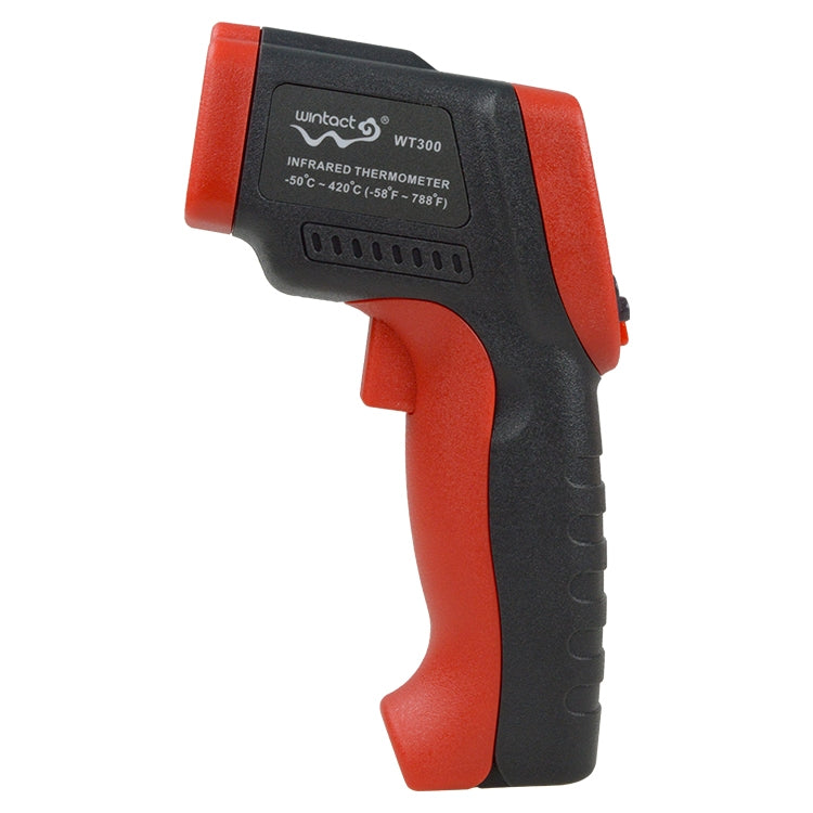 Wintact WT300 -50 grados C ~ 420 grados C Termómetro infrarrojo digital portátil sin contacto para exteriores, WT300