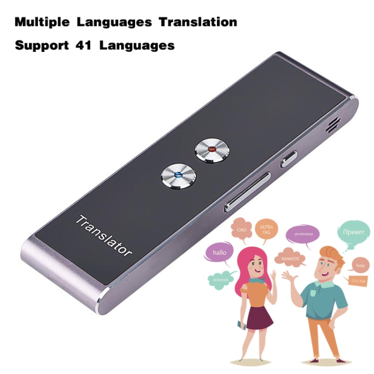 T8 + traductor de voz inteligente portátil viaje de negocios inteligente en tiempo Real AI traductor máquina de traducción 40 idiomas traductor, T8+