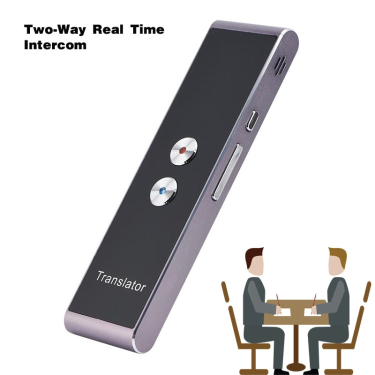 T8 + traductor de voz inteligente portátil viaje de negocios inteligente en tiempo Real AI traductor máquina de traducción 40 idiomas traductor, T8+