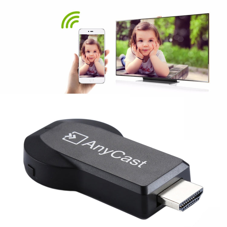 AnyCast M2 Plus Wireless WiFi Display Dongle Receiver Airplay Miracast DLNA 1080P HDMI TV Stick para iPhone, Samsung y otros teléfonos inteligentes Android, M2 Plus