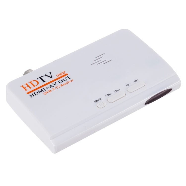 HDMI + salida AV 1080P receptor de satélite Digital HD TV DVB-T-T2 TV Box sintonizador AV convertidor combinado con Control remoto, soporte MPEG4