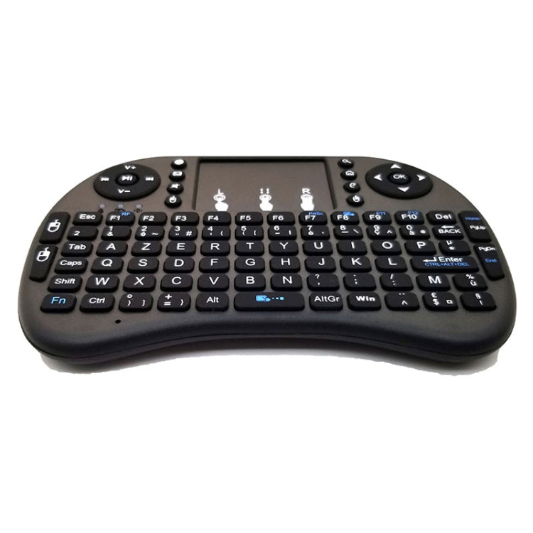 Idioma de soporte: teclado inalámbrico francés i8 Air Mouse con panel táctil para Android TV Box y Smart TV y PC Tablet y Xbox360 y PS3 y HTPC/IPTV, French