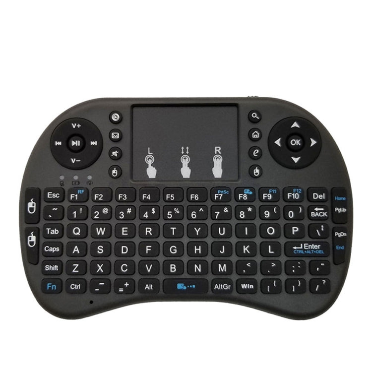 Idioma de soporte: Inglés i8 Air Mouse Teclado inalámbrico con panel táctil para Android TV Box y Smart TV y PC Tablet y Xbox360 y PS3 y HTPC/IPTV, English