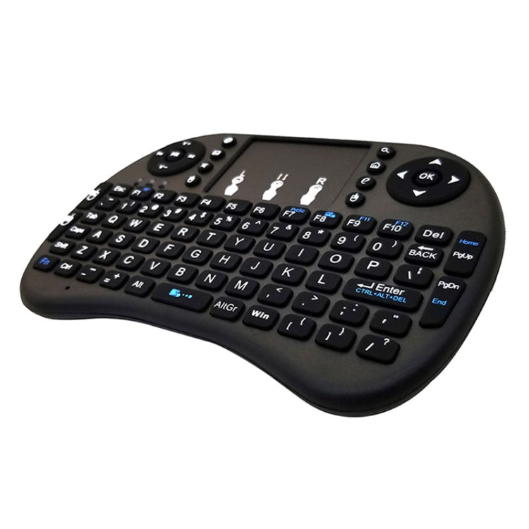 Idioma de soporte: Inglés i8 Air Mouse Teclado inalámbrico con panel táctil para Android TV Box y Smart TV y PC Tablet y Xbox360 y PS3 y HTPC/IPTV, English