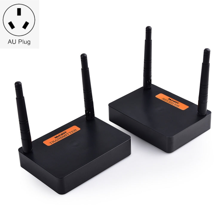Measy FHD676 Full HD 1080P 3D 5-5.8GHz Transmisor inalámbrico HDMI (Transmisor + Receptor) Distancia de transmisión: 200 m, Especificaciones: Enchufe de la UE, FHD676 (AU Plug), FHD676 (EU Plug), FHD676 (UK Plug), FHD676 (US Plug)