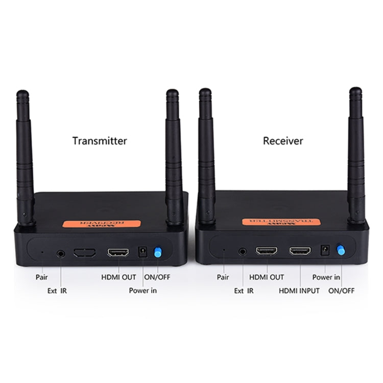 Measy FHD676 Full HD 1080P 3D 5-5.8GHz Transmisor inalámbrico HDMI (Transmisor + Receptor) Distancia de transmisión: 200 m, Especificaciones: Enchufe de la UE, FHD676 (AU Plug), FHD676 (EU Plug), FHD676 (UK Plug), FHD676 (US Plug)