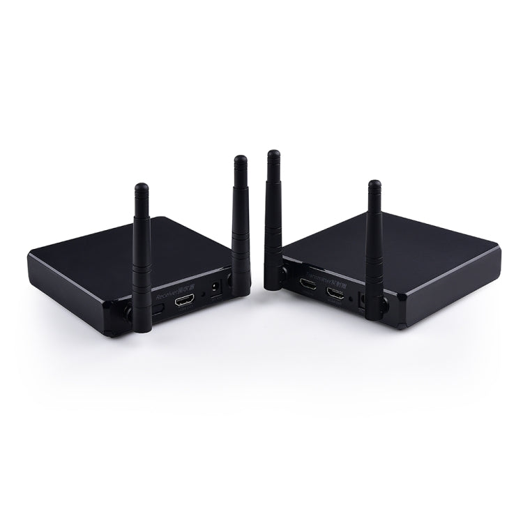 Measy FHD686 Full HD 1080P 3D 5-5.8GHz Transmisor inalámbrico HDMI (transmisor + receptor) con pantalla, compatible con control remoto por infrarrojos y la misma función de pantalla inalámbrica, distancia de transmisión: 200 m, FHD686 with Display