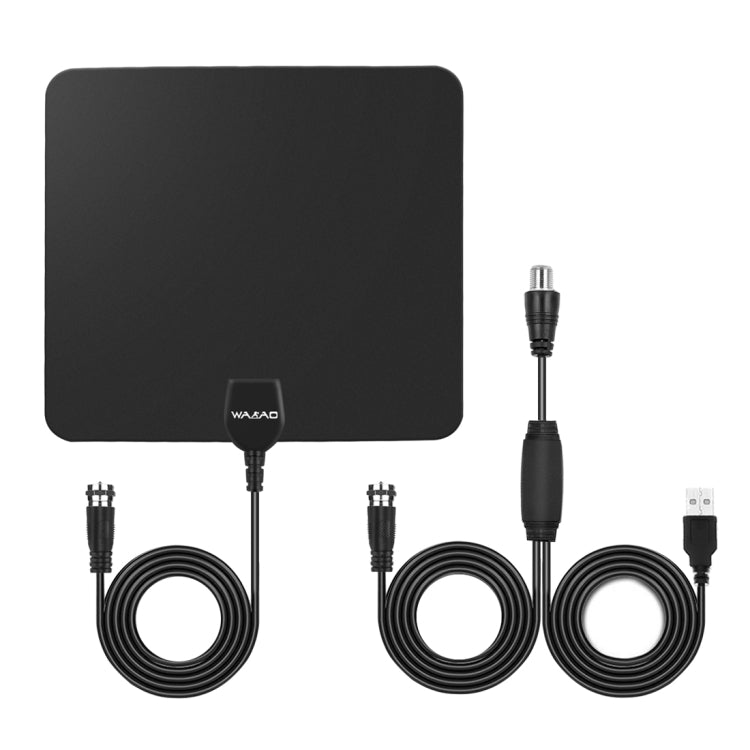 Antena de TV digital HD para interiores ultrafina con amplificador de largo alcance de 50 millas