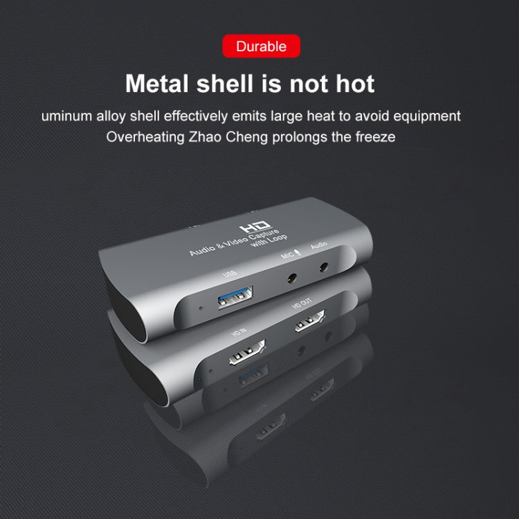 Caja de captura de audio y video Z27 HDMI hembra + micrófono a HDMI hembra USB 2.0, Z27
