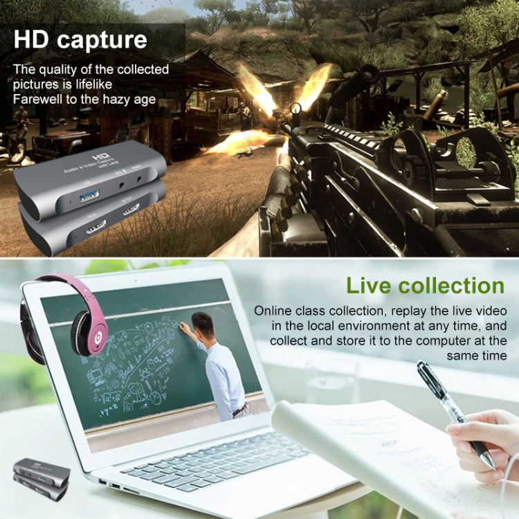 Caja de captura de audio y video Z27 HDMI hembra + micrófono a HDMI hembra USB 2.0, Z27