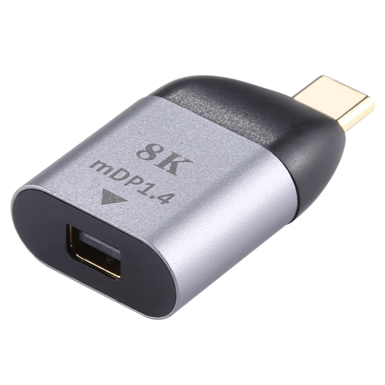 Adaptador macho tipo C a MiniDP 1.4, compatible con efectos visuales 3D