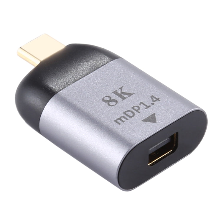 Adaptador macho tipo C a MiniDP 1.4, compatible con efectos visuales 3D