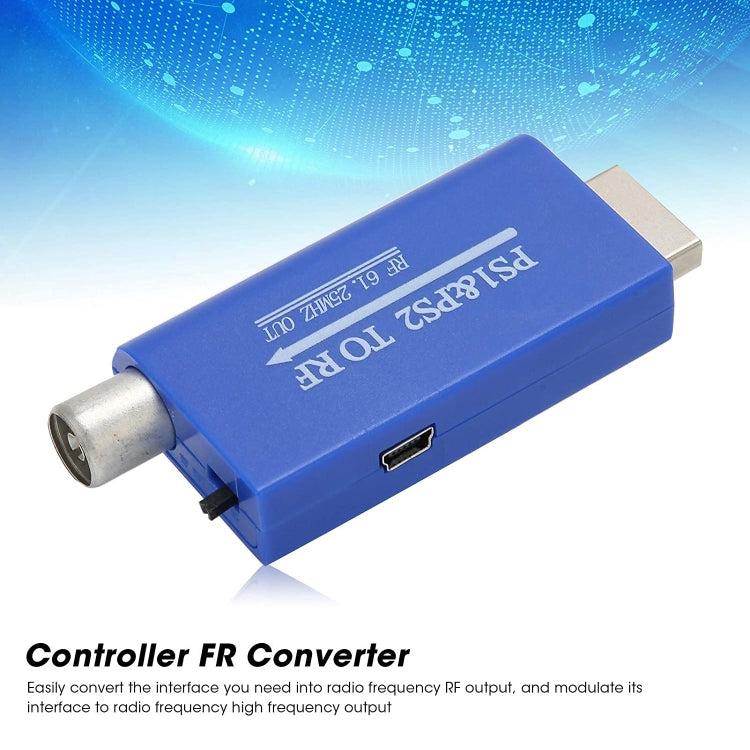 Convertidor de frecuencia de radio de señal de TV de 61,25 MHz PS1 y PS2 a RF, PS1 & PS2 to RF