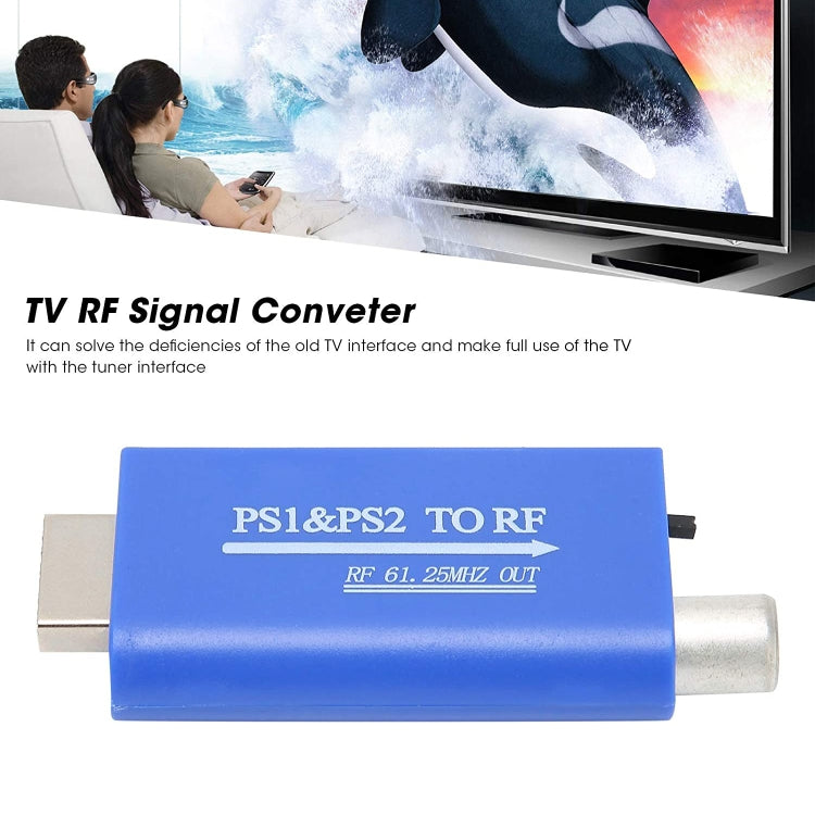 Convertidor de frecuencia de radio de señal de TV de 61,25 MHz PS1 y PS2 a RF, PS1 & PS2 to RF
