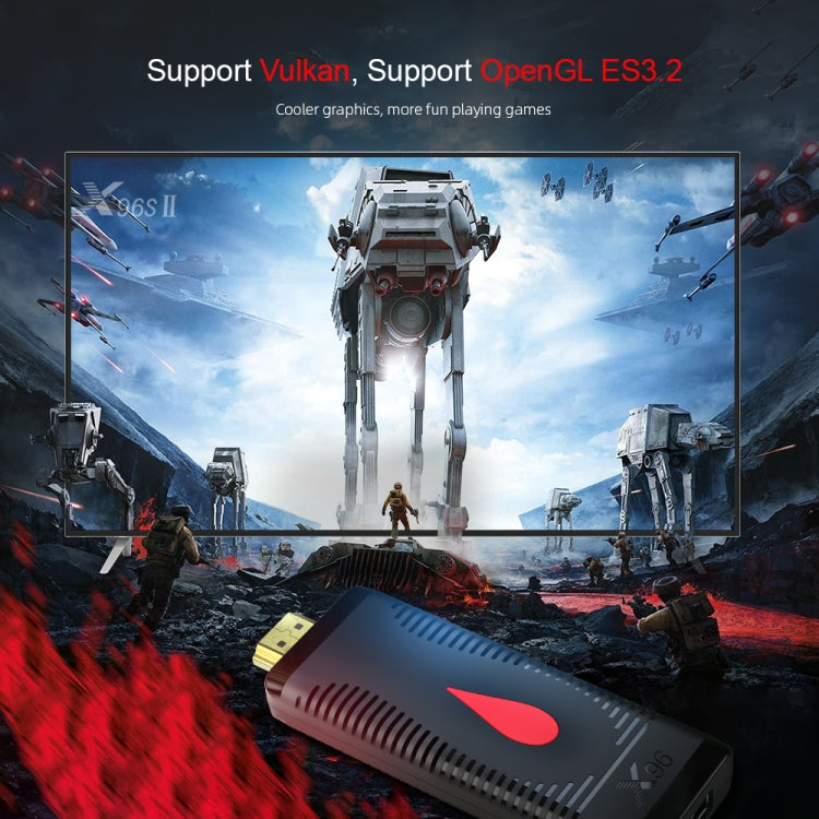 Mini TV Stick X96 S400 Android 10,0, Allwinner H313 Quad Core ARM Cortex A53, 1GB + 8GB, compatible con WiFi, HDMI, tarjeta TF, USB, 1GB+8GB