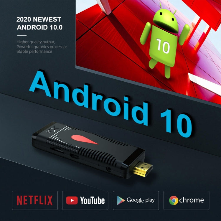 Mini TV Stick X96 S400 Android 10,0, Allwinner H313 Quad Core ARM Cortex A53, 2GB + 16GB, compatible con WiFi, HDMI, tarjeta TF, USB, 2GB+16GB